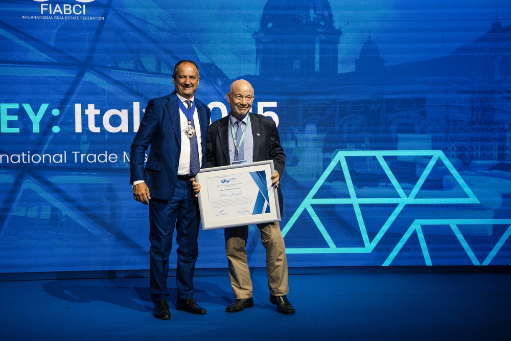 FIABCI Awards Honorary Membership to Julian Josephs for Over Four Decades of Service