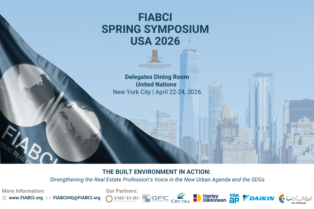 FIABCI to host Spring Symposium 2026 in New York